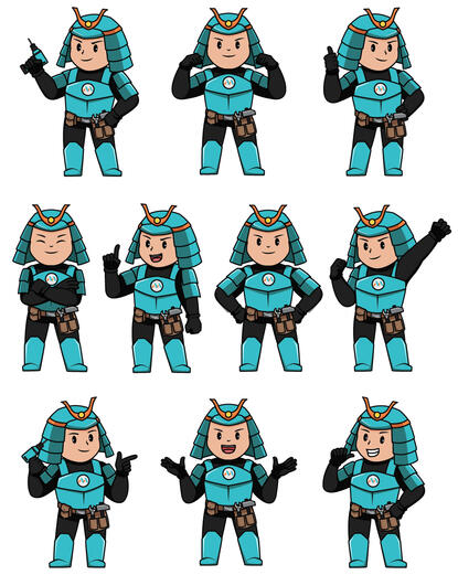 Mattaka Atap UPVC Mascot Design